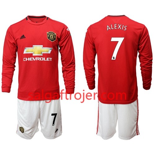 Manchester United Fodboldtrøjer Alexis 7 Børn Hjemmebanesæt 2019/20 Langærmet Manchester United Fodboldtrøjer Alexis 7 Børn Hjemmebanesæt 2019/20 Langærmet